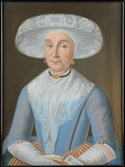 Portrait of Ytje Hayes (1712-1798) by Hendricus Johan Antonius Baur